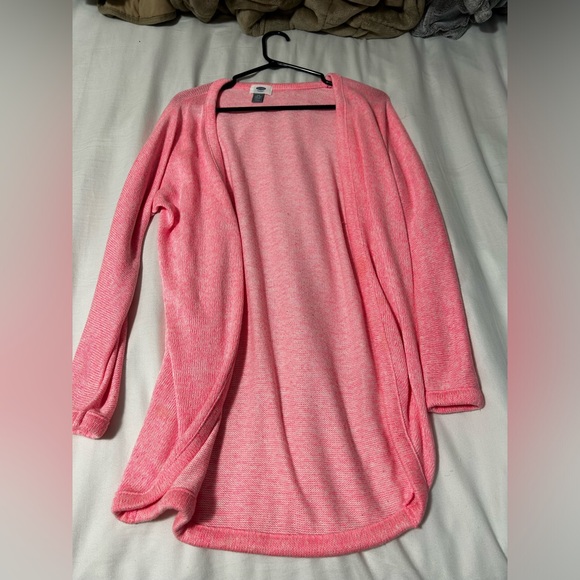 Bright pink knit cardigan Old Navy Kids - Picture 1 of 4